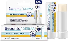 Bepantol Derma Protetor Labial Diário, Hidratante Labial FPS 50, Lábios Normais a Secos, 4,5g