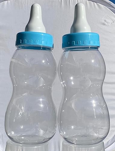 Miniatura 3 de Paradise Beach Hucha para biberones, divertida alcancía de PVC transparente para niños y niñas (azul)