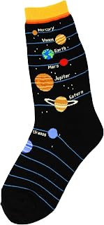 Foot Traffic Women's Education-Themed Socks, Fun Novelty Socks, Sizes 4–10