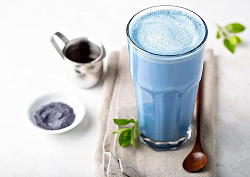 Miniatura 9 de Polvo de flor de guisante de mariposa 7 libras verificado sin OMG puro crudo vegano kosher ceremonial culinario matcha azul es ideal para té jugos