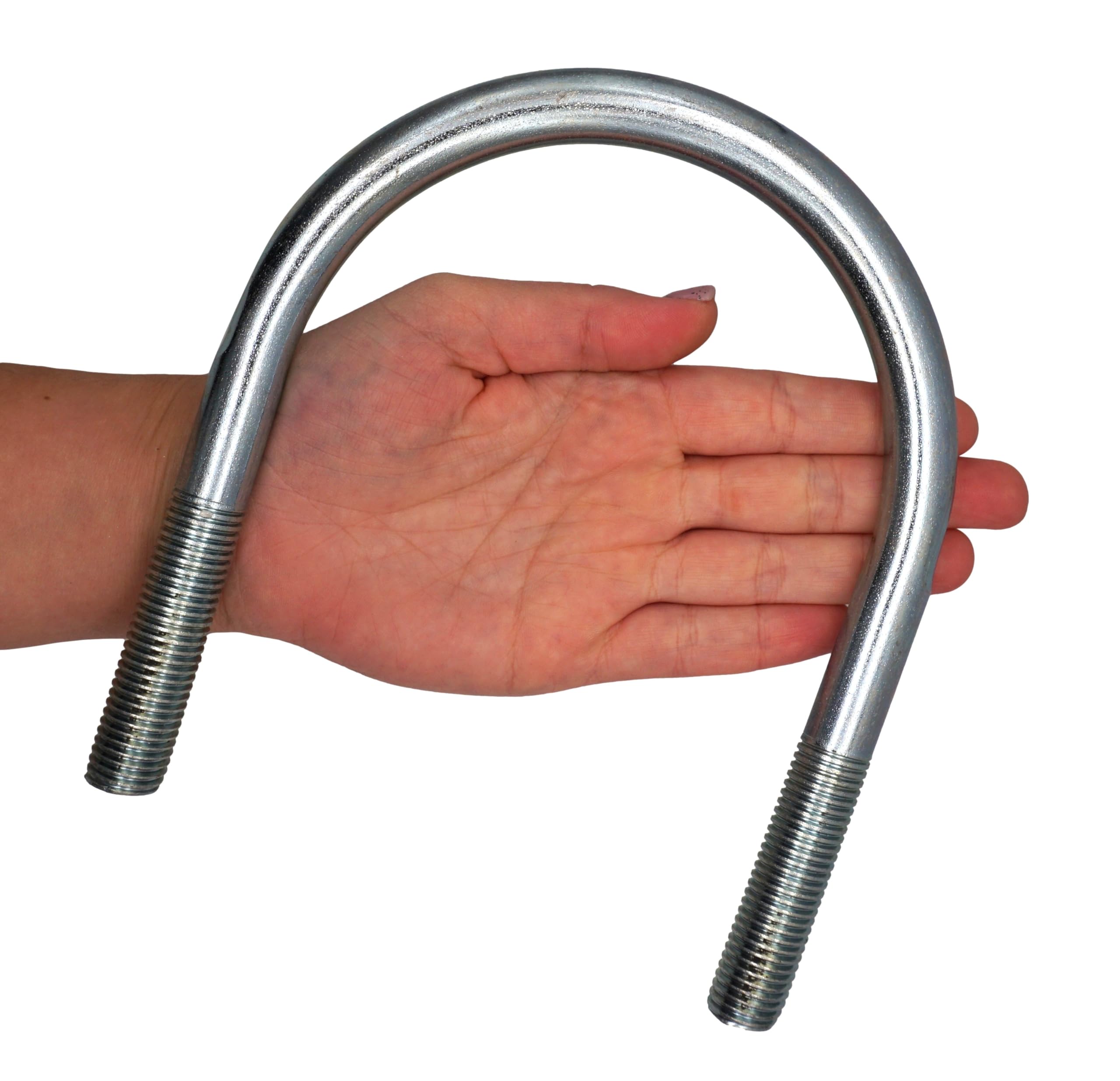 6 Bulloni A U M6 100x50mm - Zincati, Con Dadi E Rondelle, Per Tubi E Antenne - Foto 7