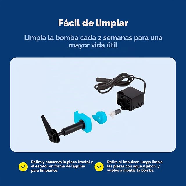 Foto 6 de 8 de PetSafe Drinkwell Platinum - Bomba de Repuesto para Fuente de Agua para Perros y Gatos