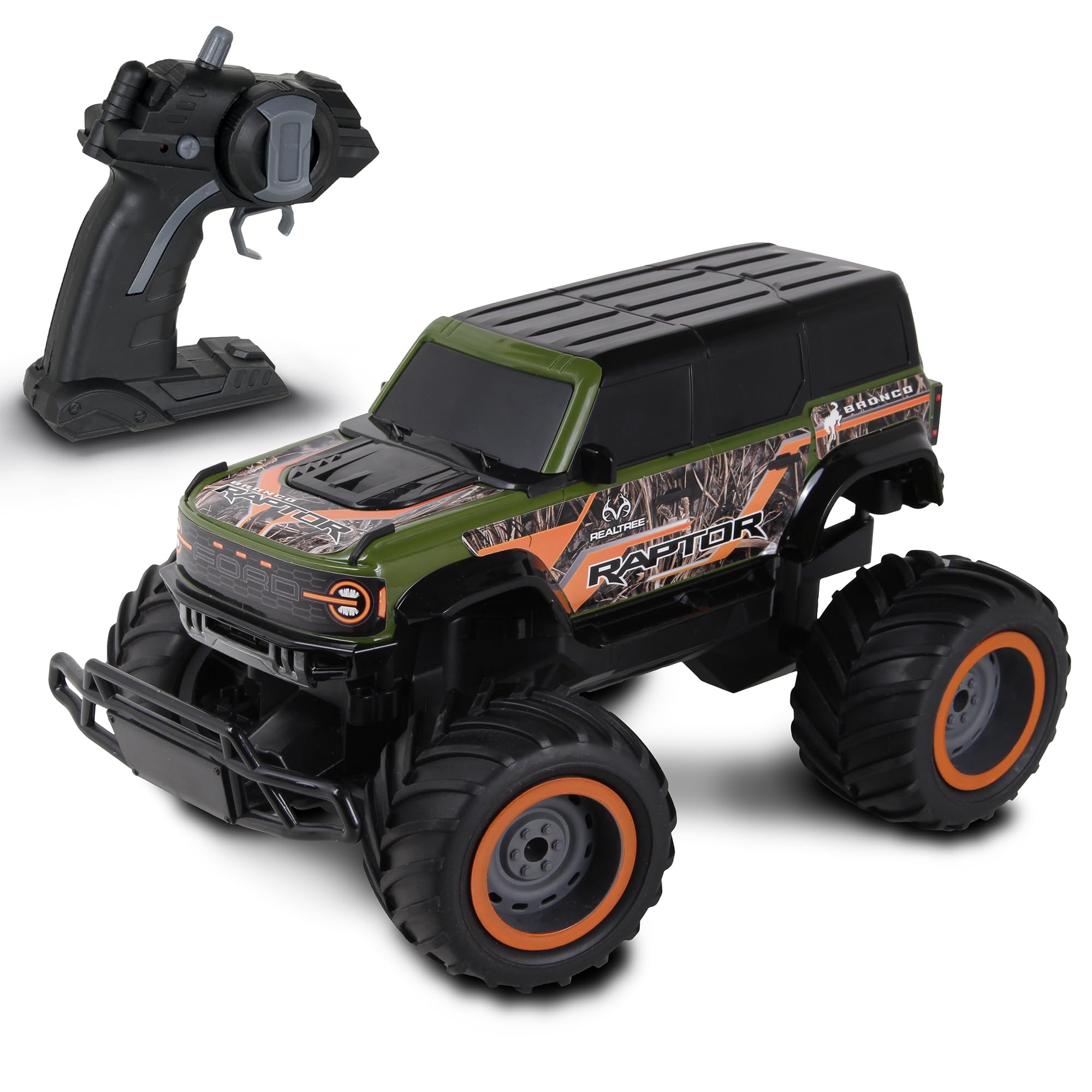 Amazon.com: NKOK Realtree Ford Bronco Raptor RC Car - Turbo Boost