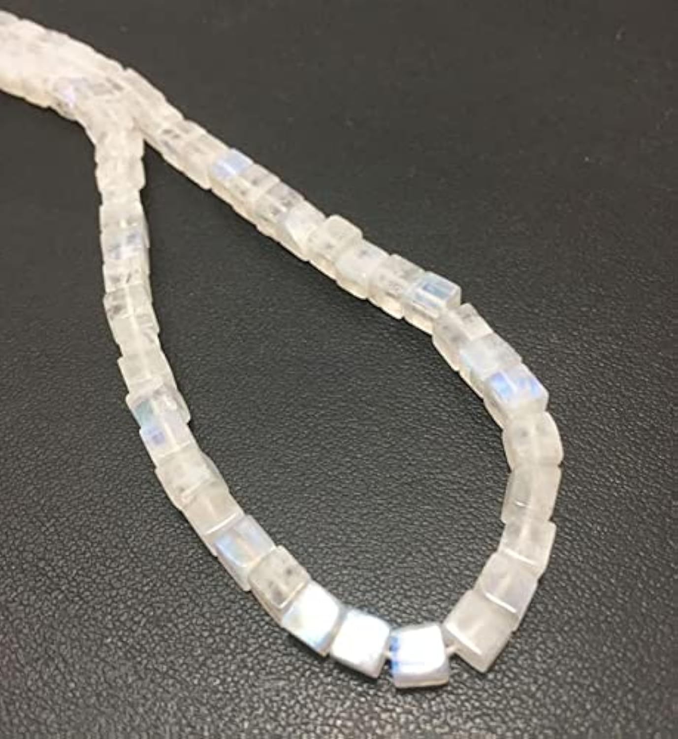 Pierre de lune arc en ciel perles pierres semi precieuses 4.5mm pour creation bijoux DIY
