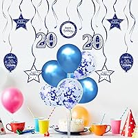 Vista 292 de Juego de decoraciones para fiesta de cumpleaños número 16, serpentinas moradas con soporte de globo de mesa morado, decoraciones de fiesta