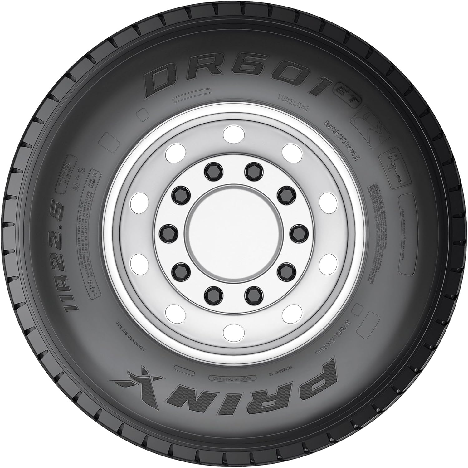 Prinx DR601 ET 11R22.5 H/16PLY Commercial Tire