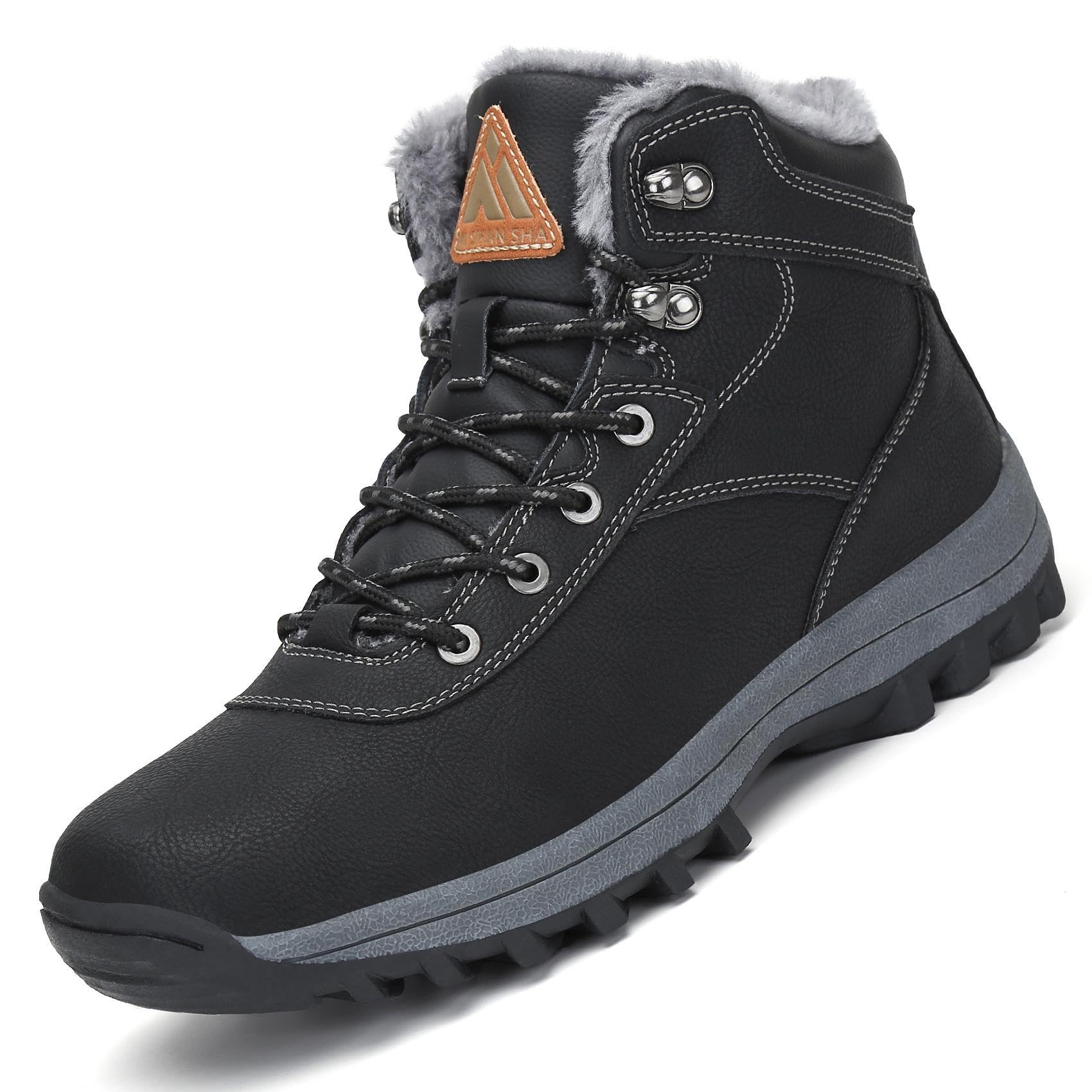 Mishansha Uomo Scarpe Invernali Donna Stivali da Neve Calda Impermeabili Outdoor Sneakers da Trekking Taglia 36-48 EU