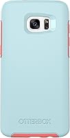 Vista 1 de OTTERBOX Symmetry Series Case for Samsung Galaxy S7 Edge - Retail Packaging - Boardwalk (Bahama Blue/Candy Pink)