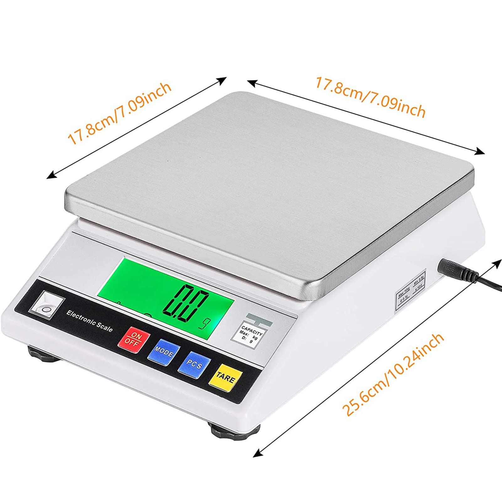 Báscula electrónica analítica digital de alta precisión, báscula industrial de laboratorio, báscula de conteo precisa, báscula científica de laboratorio, báscula de cocina, báscula para joyería, 7,5