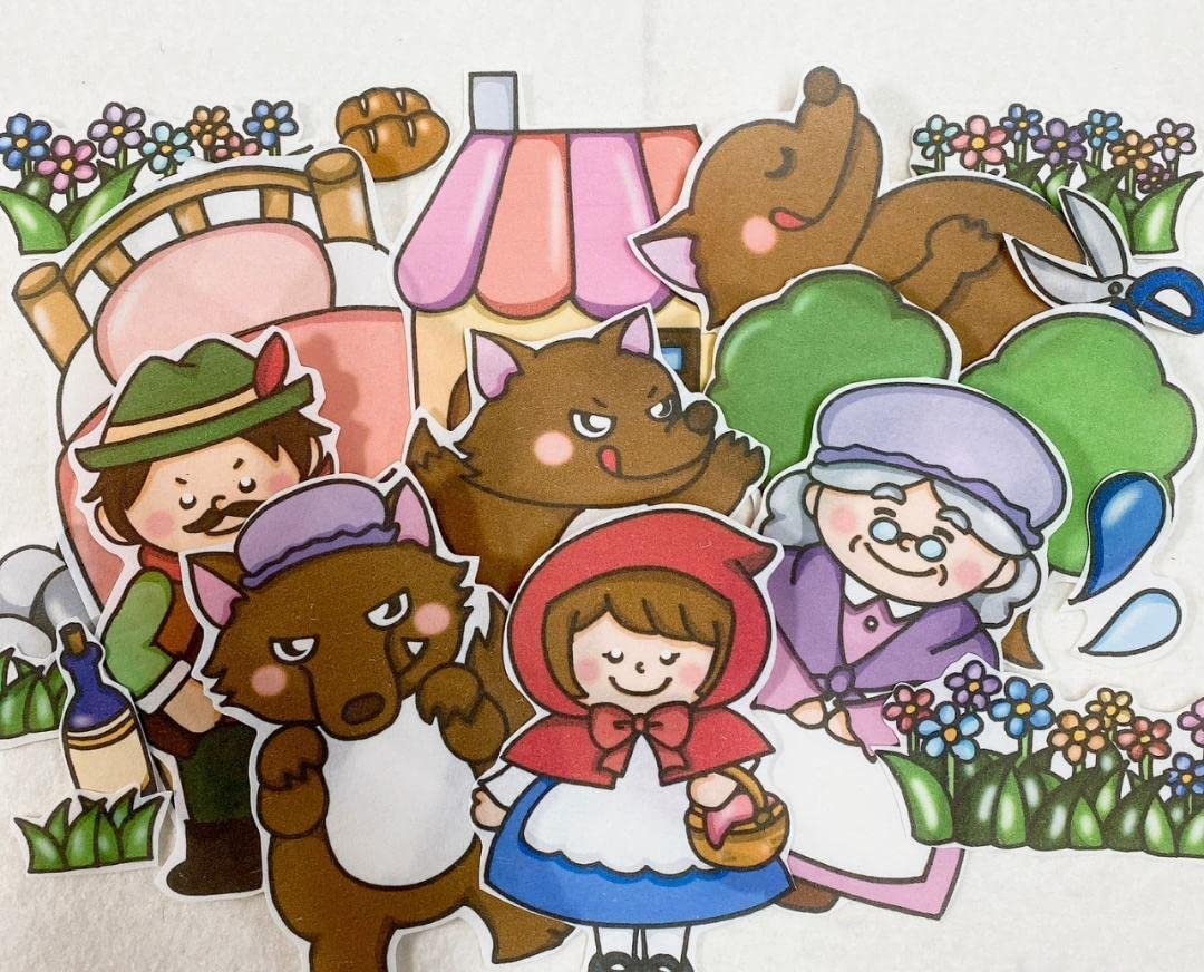 Amazon | 赤ずきん パネルシアター お話 物語 台本つき 25歳向け