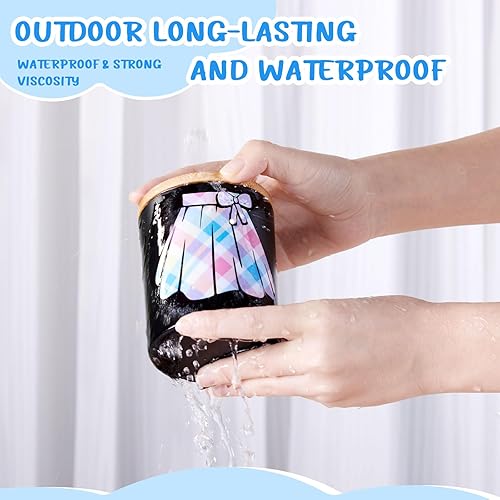 Miniatura 3 de Tintnut Spring Plaids Vinilo permanente  10 hojas de 12 x 10 pulgadas, hojas de vinilo adhesivo permanente de Pascua, patrón de cuadros pastel,