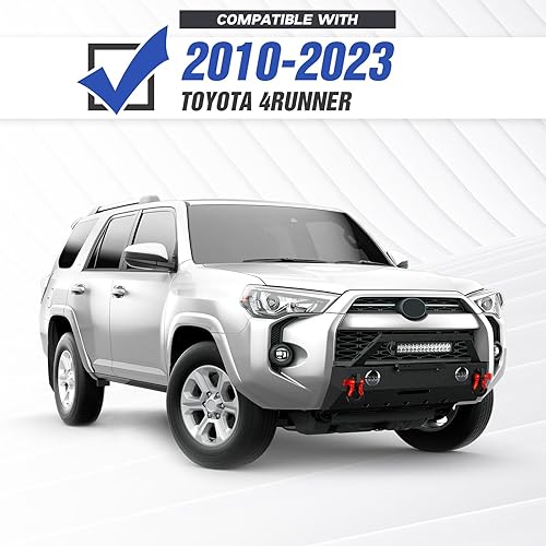 Miniatura 2 de Parachoques delantero de ancho completo compatible con Toyota Tundra Rock Crawler 2007 2008 2009 2010 2011 2012 2013 Toyota Tundra Rock Crawler