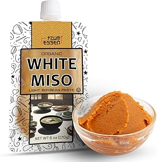 White Miso Paste (Shiro) Umami filled Soup base. Vegan, Kosher & Gluten Free 170g | With Resealable cap