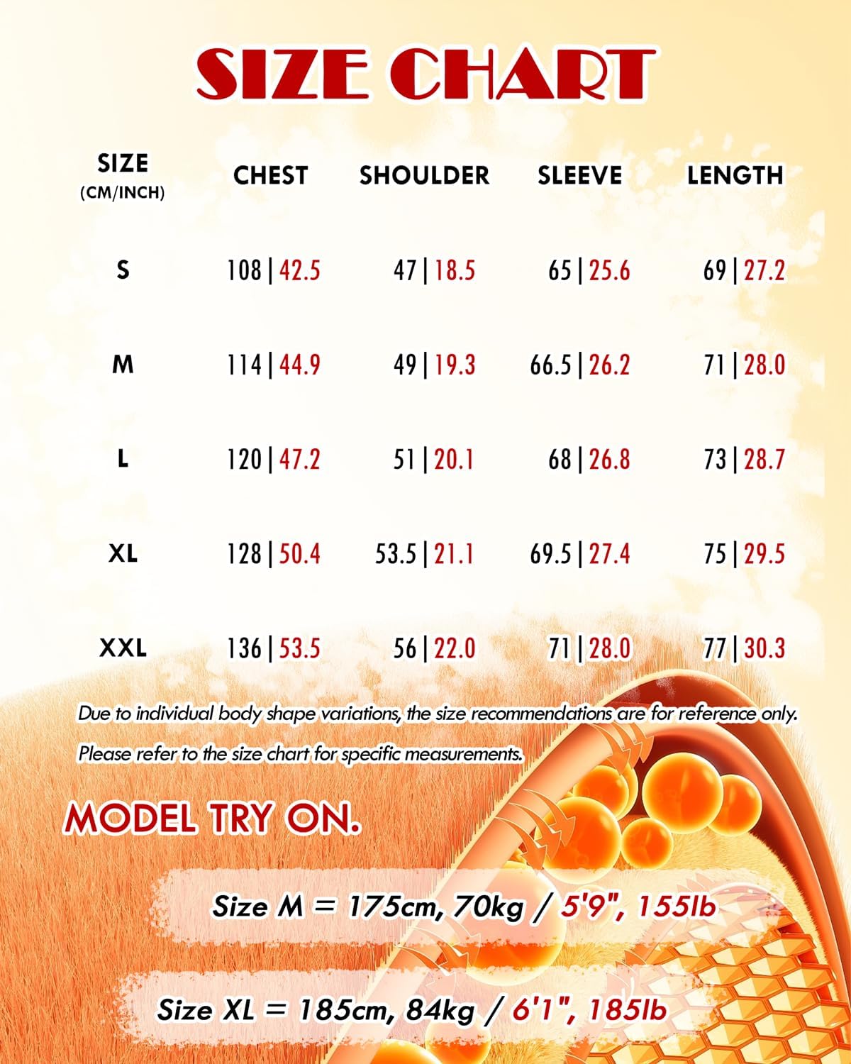 Men's Fleece Lined Sweatshirts Warm Winter Long Sleeve Crewneck Sweater Thermal Pullover with Pocket - Image 5