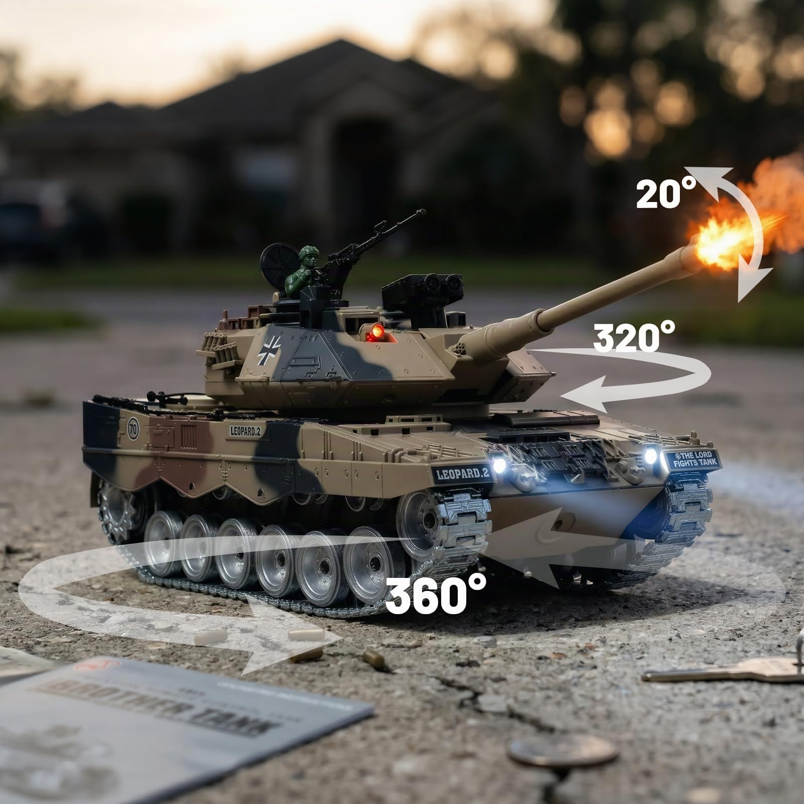 RC Panzer, 1:18 Modell Bausatz Set Projekt Geschenkset