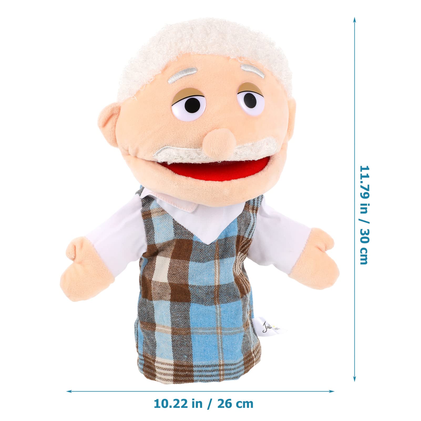 Alipis Marioneta De Mano Abuelo Marionetas De Miembros De La Familia con Móvil Marioneta De Mano De Felpa Juguetes para Juego De Imitación Accesorios De Narración Juguetes