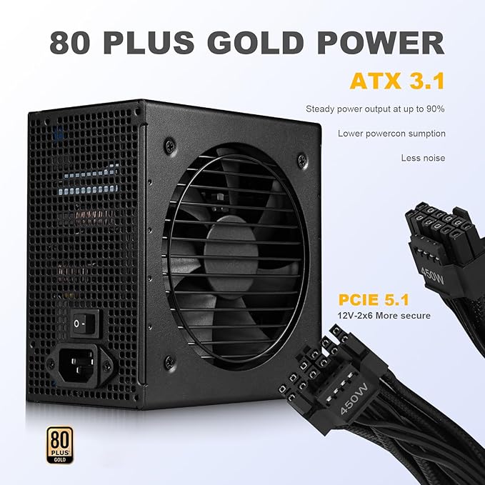 Fuente de Poder SAMA 750W Modular 80 Plus Gold ATX 3.1 miniatura 2