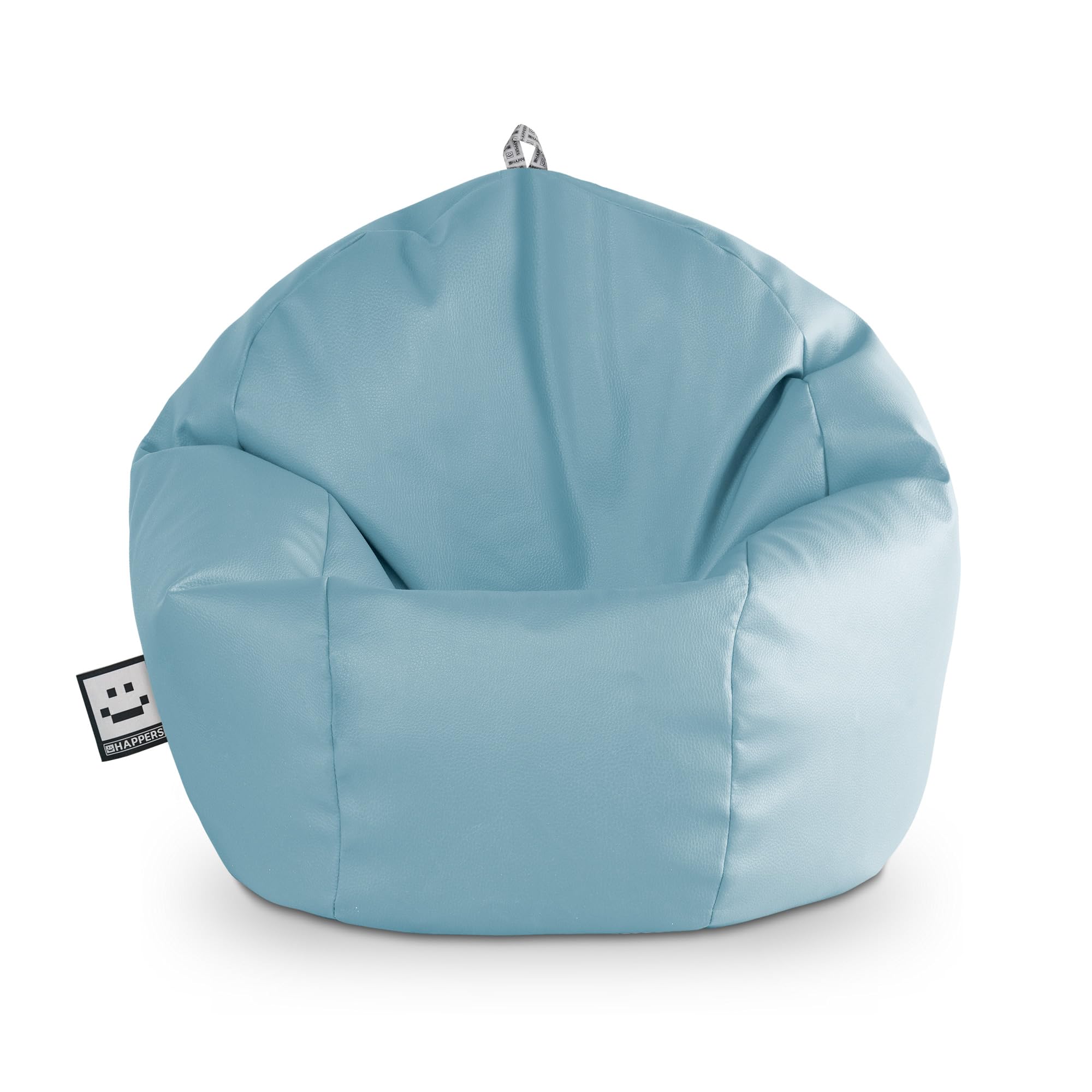 HAPPERS Puff Pelota Polipiel Interior Azul Cielo