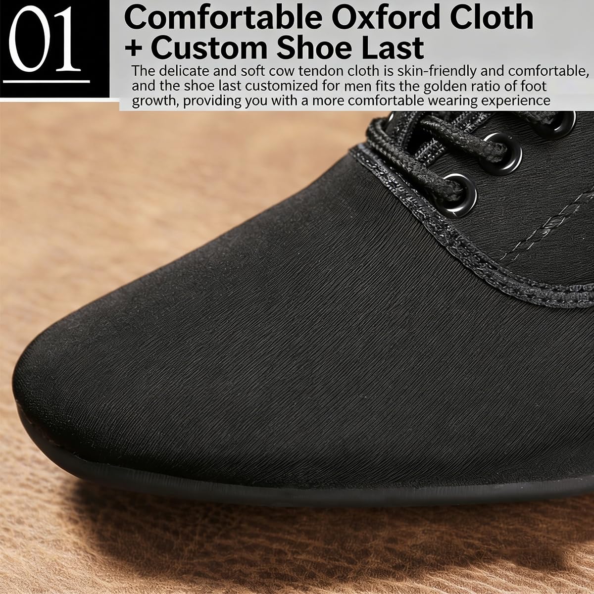 Scarpe da Ballo Latino da Uomo Punta Chiusa Lacci Scarpe da Ballo Jazz Salsa Moderno Tacco Basso Leggero Professionali