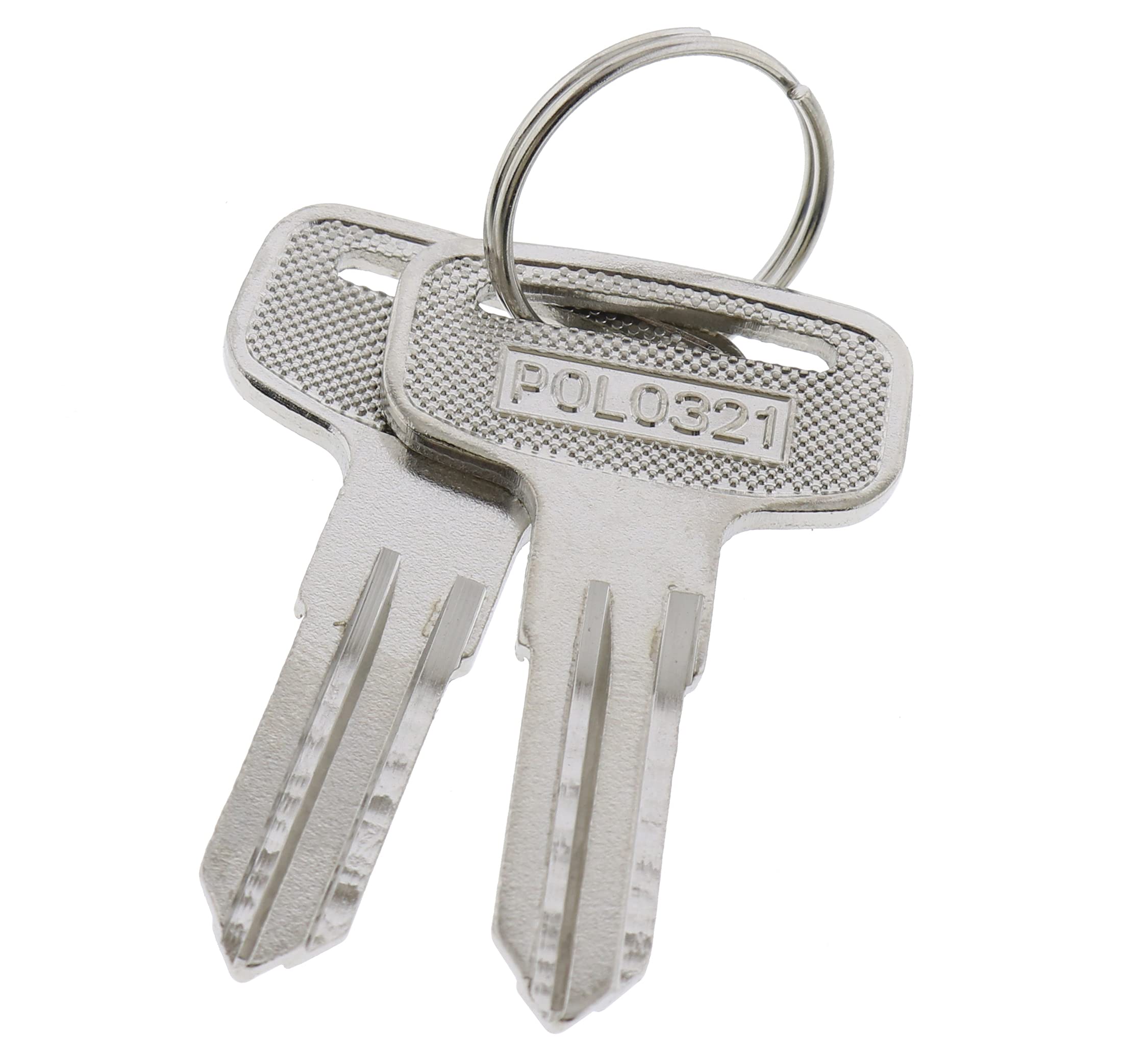 JEENDA 2PCS ATV Blank Key 4010321 Compatible with Polaris 22/23/27/28 Series Magnum 325/330/500 Sportsman 335/400/450/500 Trail Blazer 250 Trail Boss 325 Xpedition 325 Xplorer 250/400