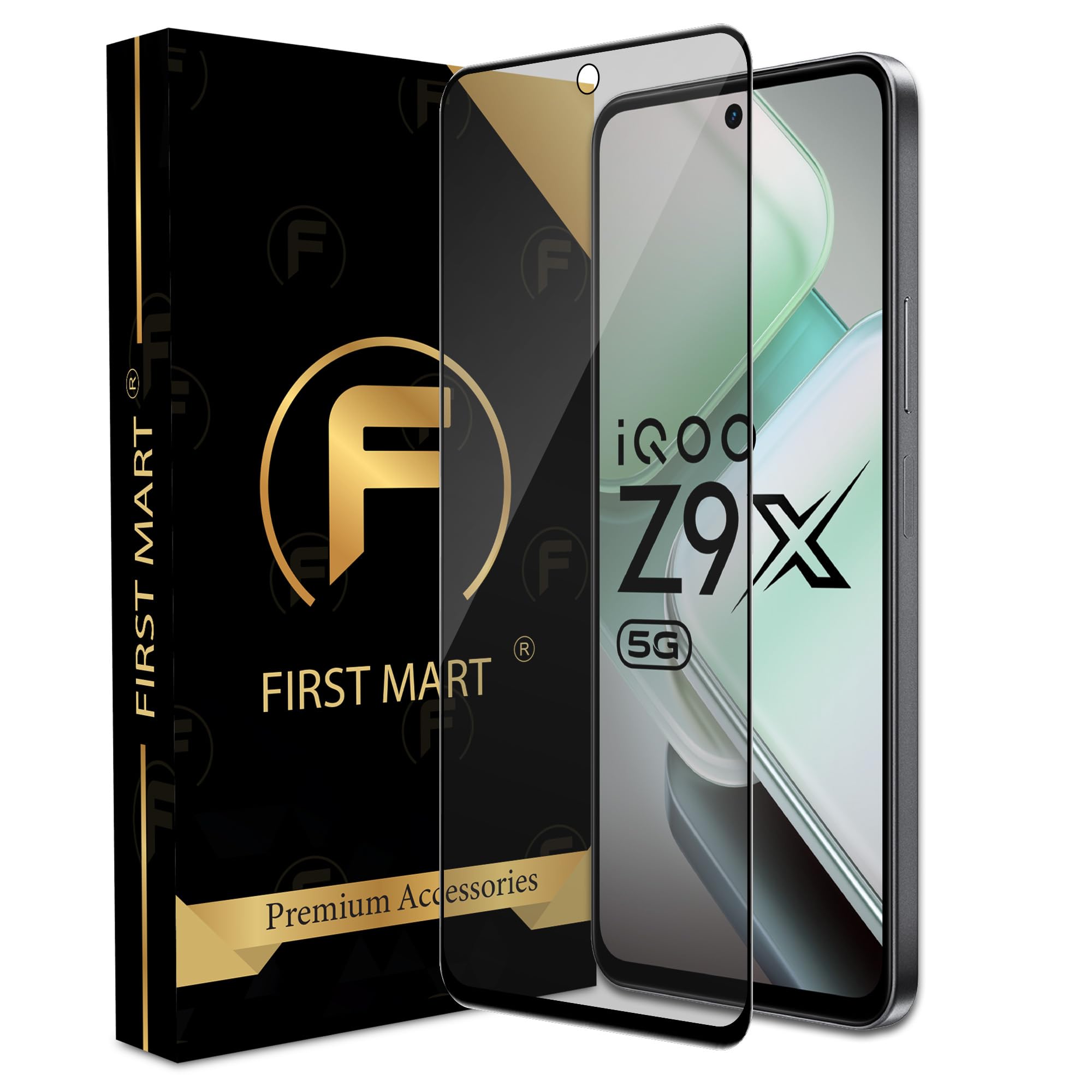 FIRST MART Matte Tempered Glass for iQOO Z9x 5G / Vivo T3x 5G with Edge to Edge Full Screen Coverage and Easy Installation Kit, Pack of 1 | Matte Finish (B0D57Z8C6L) Amazon Price History, Amazon Price Tracker