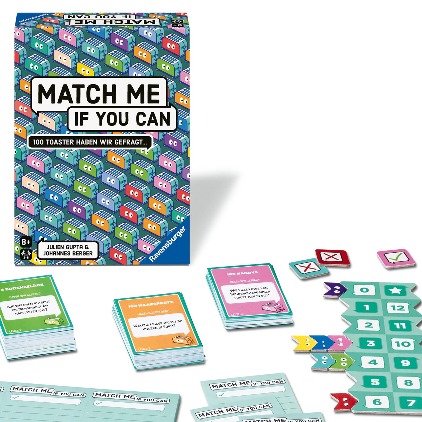 Ravensburger 24757 Match Me If You Can - Das Partyspiel mit High Five-Garantie ab 8 Jahren