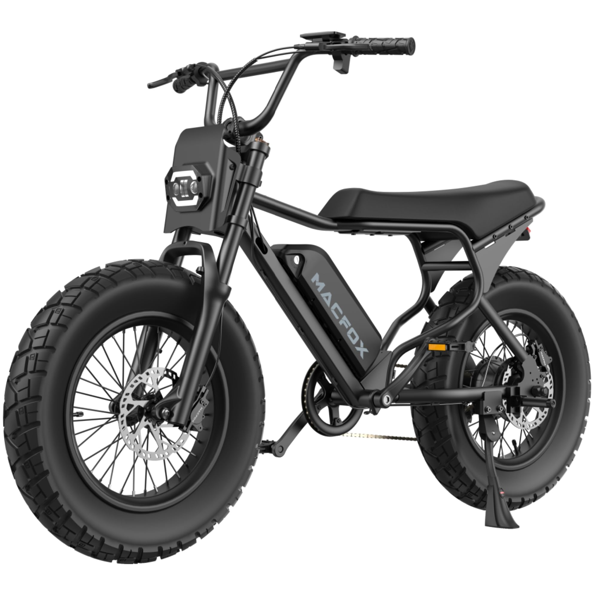 MACFOX X7 Electric Bike for Adults, 750W EBike with Hydraulic Brakes, 48V 13Ah Removable Battery 30 Mile Range, Upgraded 20x5.0 Rear Fat Tire for School/City/Town Commuting (UL2849 & Class-3)