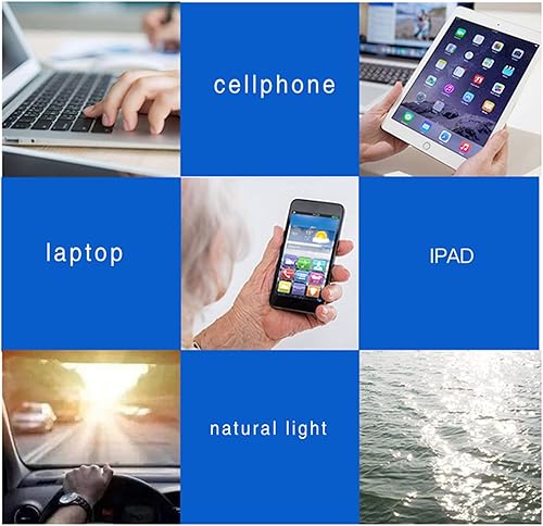 Miniatura 6 de Kerecsen - Paquete de 6 lentes de lectura con bloqueo de luz azul, lentes de lectura con bisagra de resorte, para computadora, para hombres y mujeres