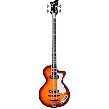 Grote Solid Body Electric Single-cutaway Bass Guitar Vintage Style Bass with Dual Humbucker Pickups, Professional 4 String Bass for Beginners and Adults (VS)