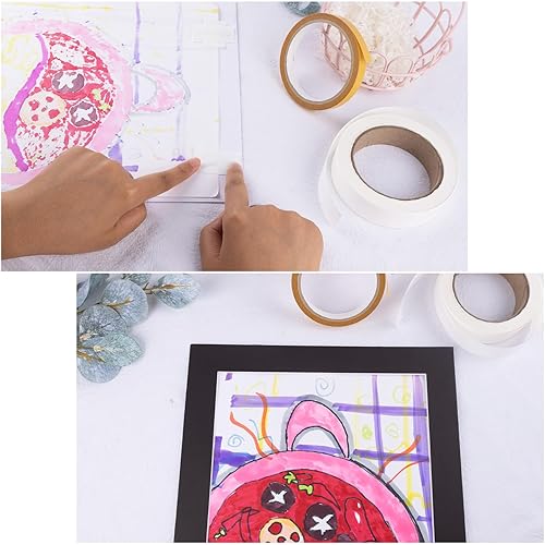 Miniatura 6 de Lineco Papel de bisagra de morera de 1 pulgada x 100 pies para hacer bisagras de conservación. Obras de arte de bisagra, manualidades, impresiones