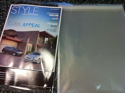 Miniatura 3 de 50 bolsas de celofán transparentes resellables de 11 716 x 14 516 pulgadas (1.6 mil), buenas para fotos de 11 x 14, impresiones artísticas, pósteres