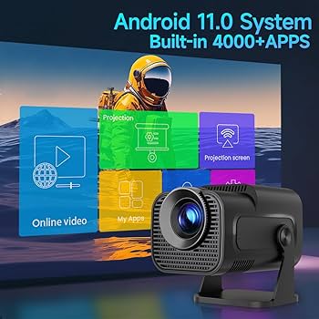 プロジェクター MINI SMART PROJECTOR Amazon.com: Mini Projector Portable with Android 11, Smart