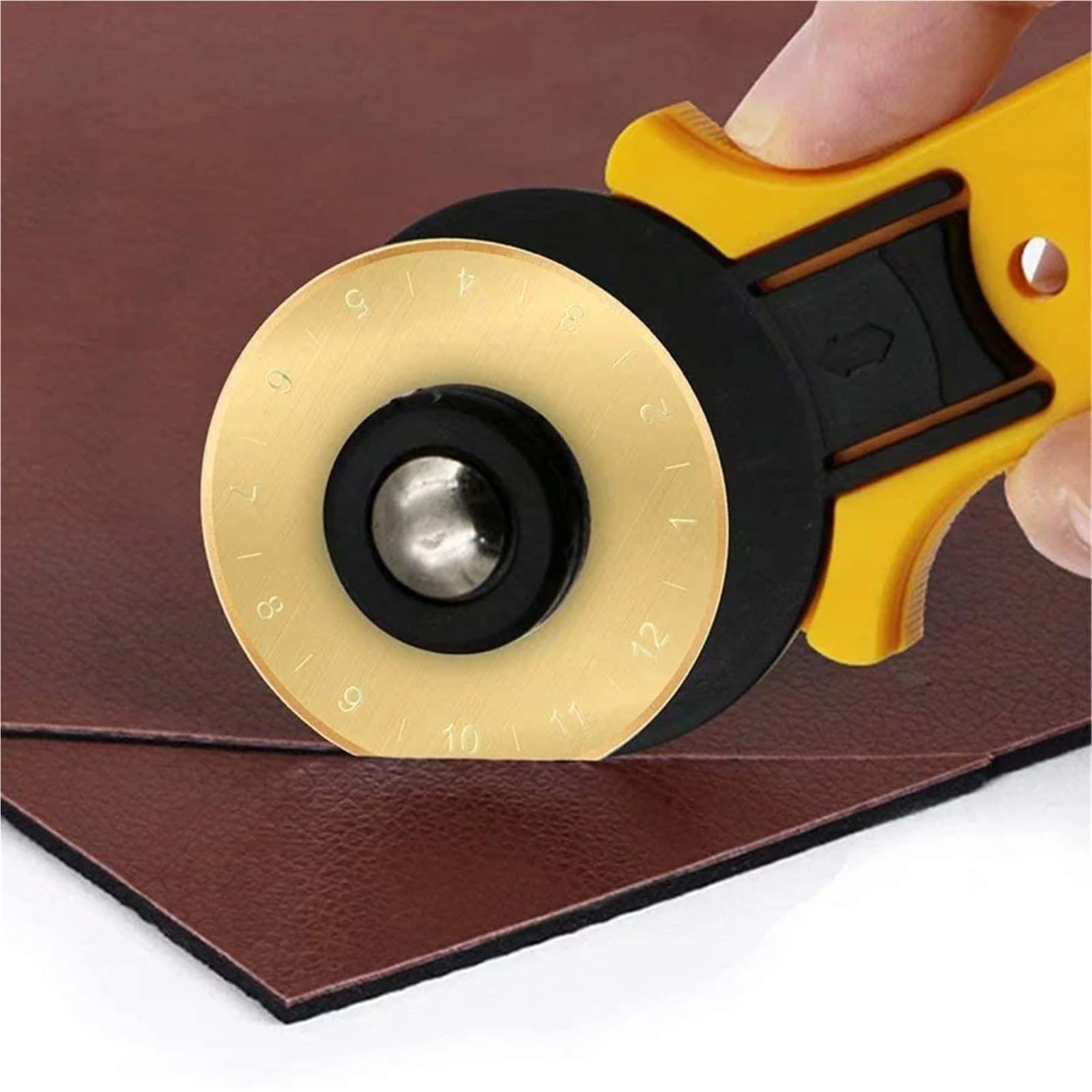 Rollschneider-Klingen, 20 Stück, 45 mm, Ersatz mit Aufbewahrungskoffer für Quilten, Scrapbooking, DIY, Nähen, Kunst, Handwerk