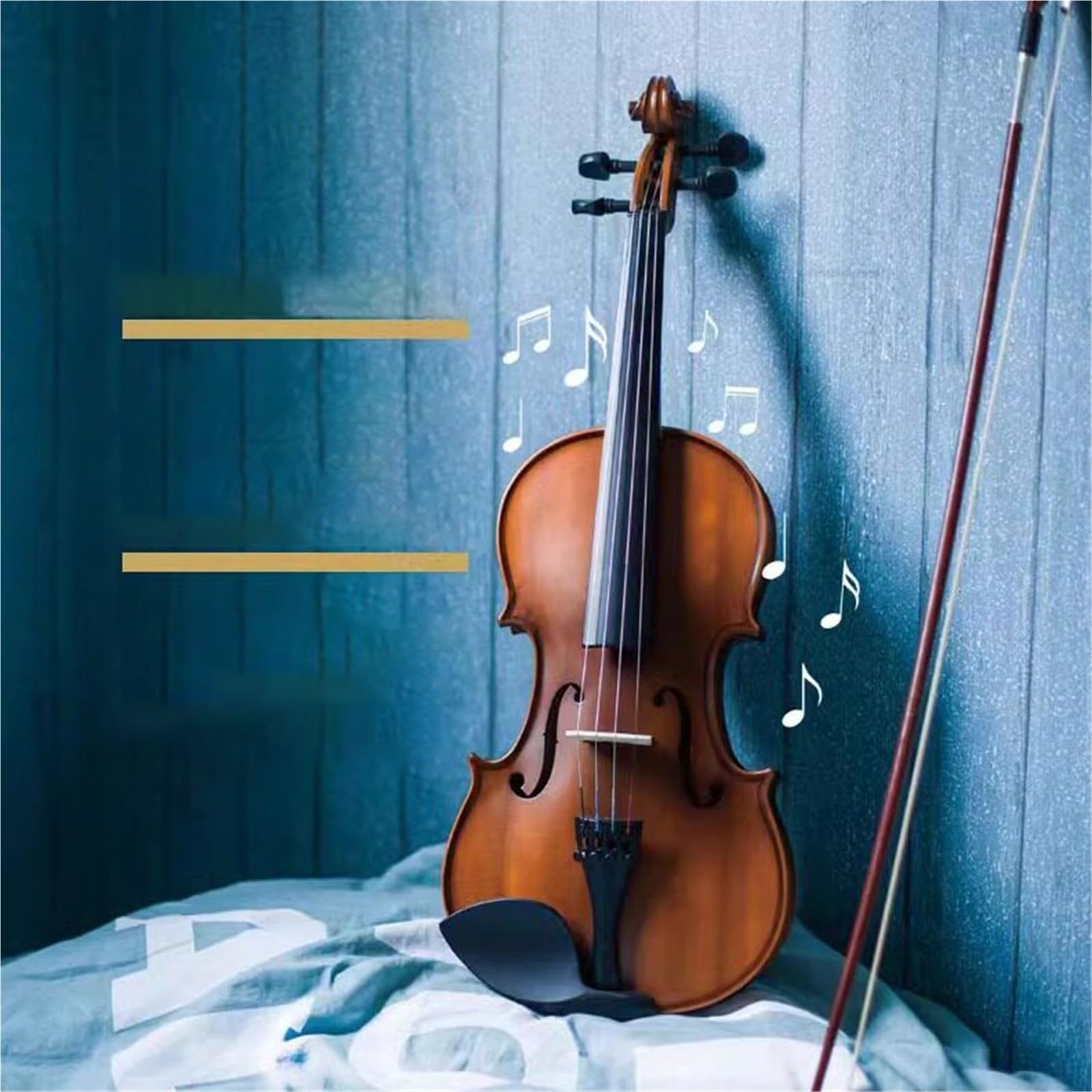 Violino Set Di Violini In Legno Realizzati A Mano | Adatto per adulti principianti e preparazione ad esami/esibizioni