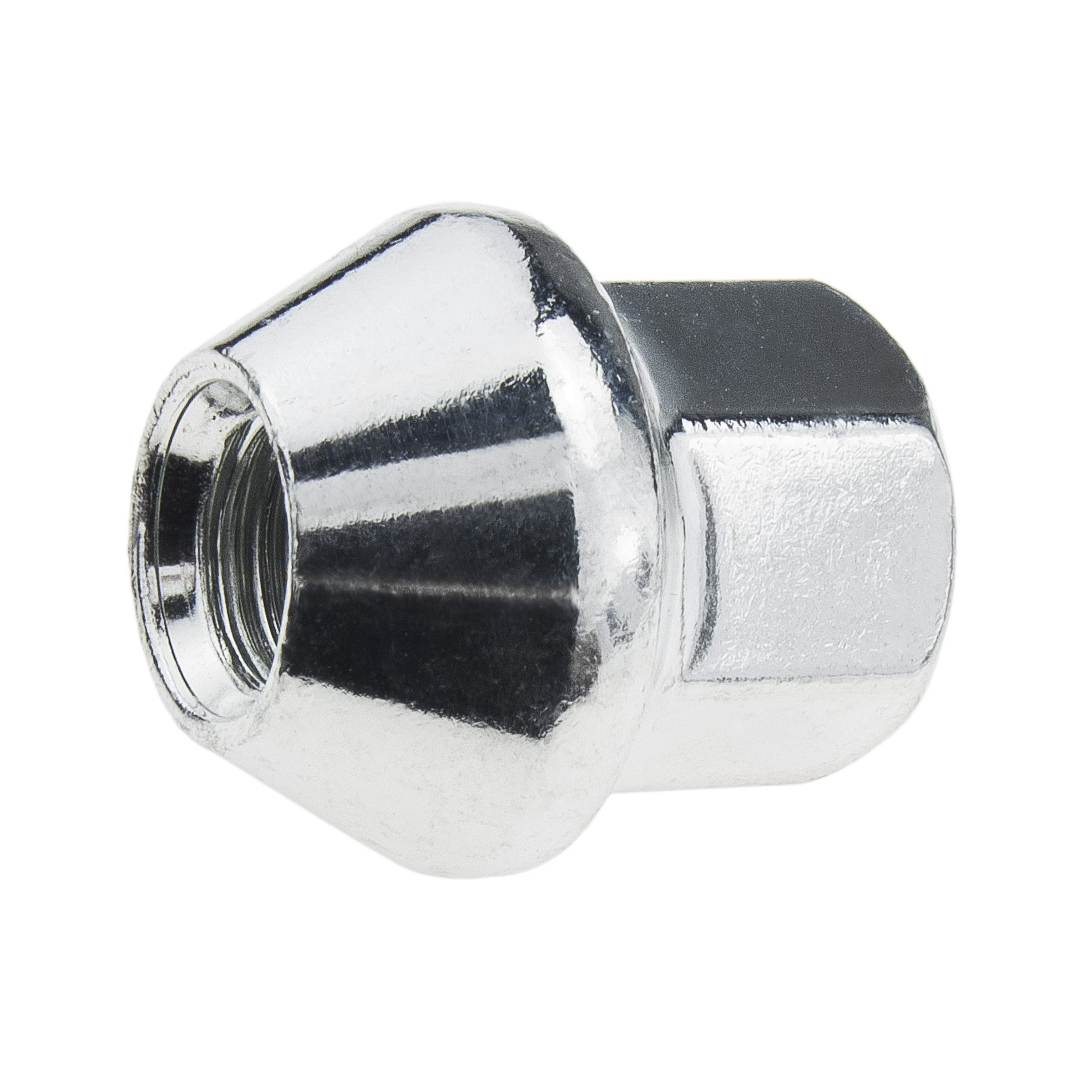 20 Dadi Ruota Zink M12x1,5 Lunghezza Gambo :34mm Cono 60