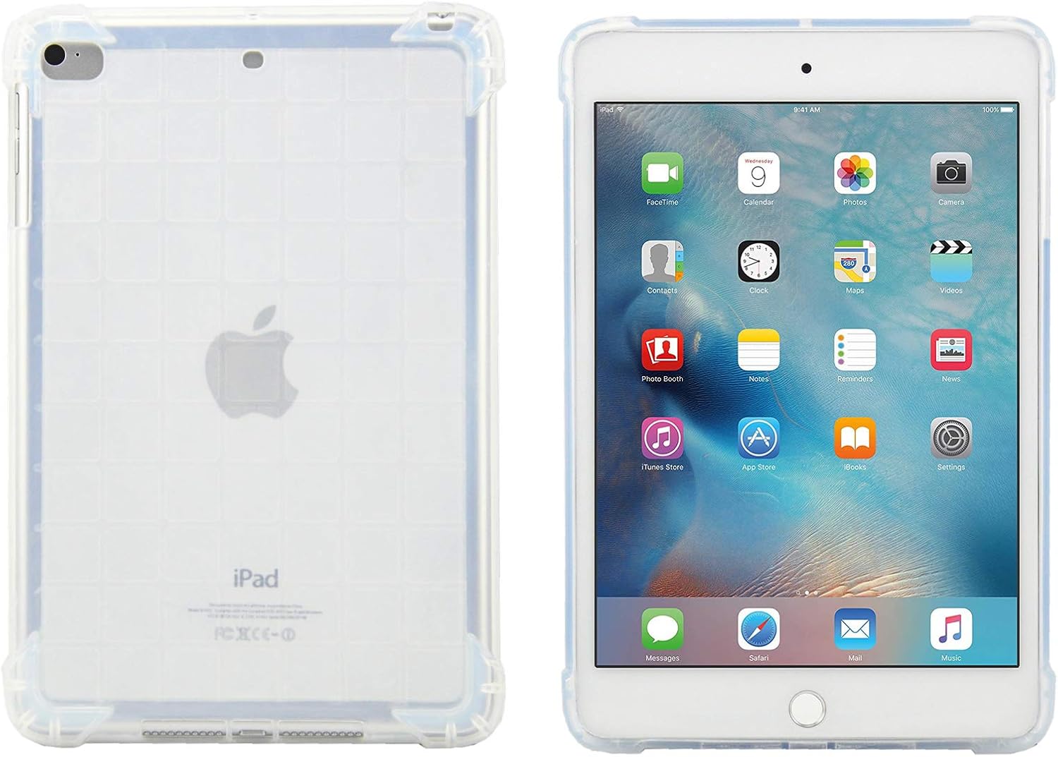 Dteck for Apple iPad mini 5th Gen, Mini 4/3/2/1 (7.9 Inch) Slim Clear Case, Shock-Absorbing Soft TPU Protective Lightweight Thin Transparent Tablet Back Cover with Reinforced Corners, Crystal image 5