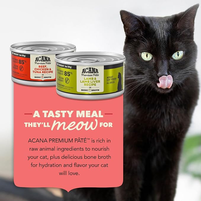 ACANA Premium Pâté Alimento Húmedo para Gatos Adultos Pack Variedad 12 latas miniatura 5