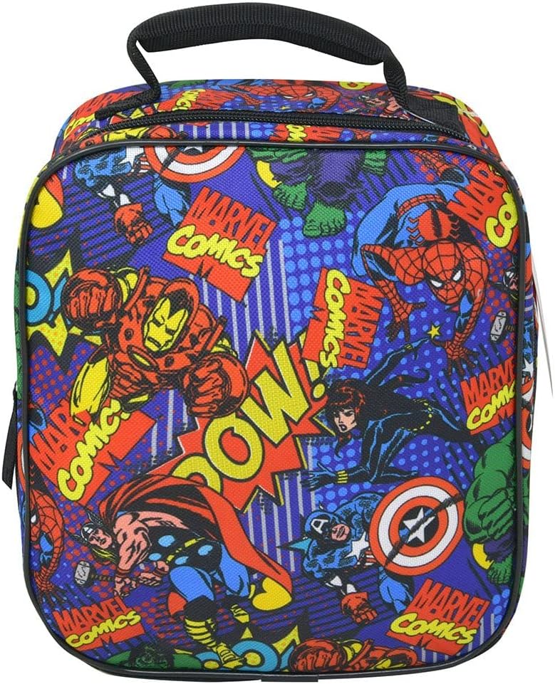 D.U.P UPD Marvel All Over Print North South Rectangle Lunch Bag Set