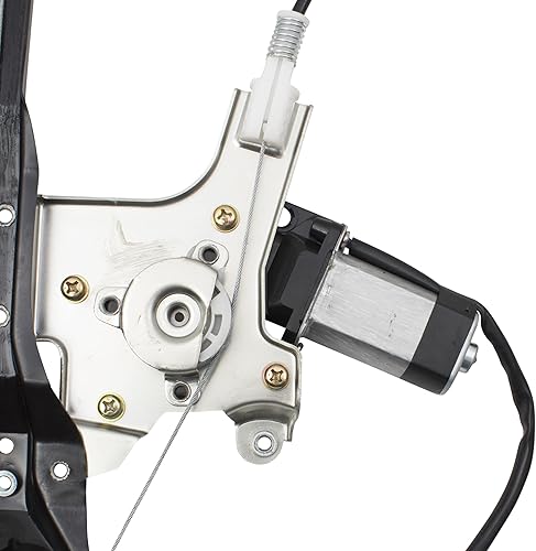 Miniatura 5 de AutoandArt Regulador de elevación de elevalunas eléctrico delantero con conjunto de motor compatible con 00-07 Focus 4-Door Sedan Wagon Hatchback