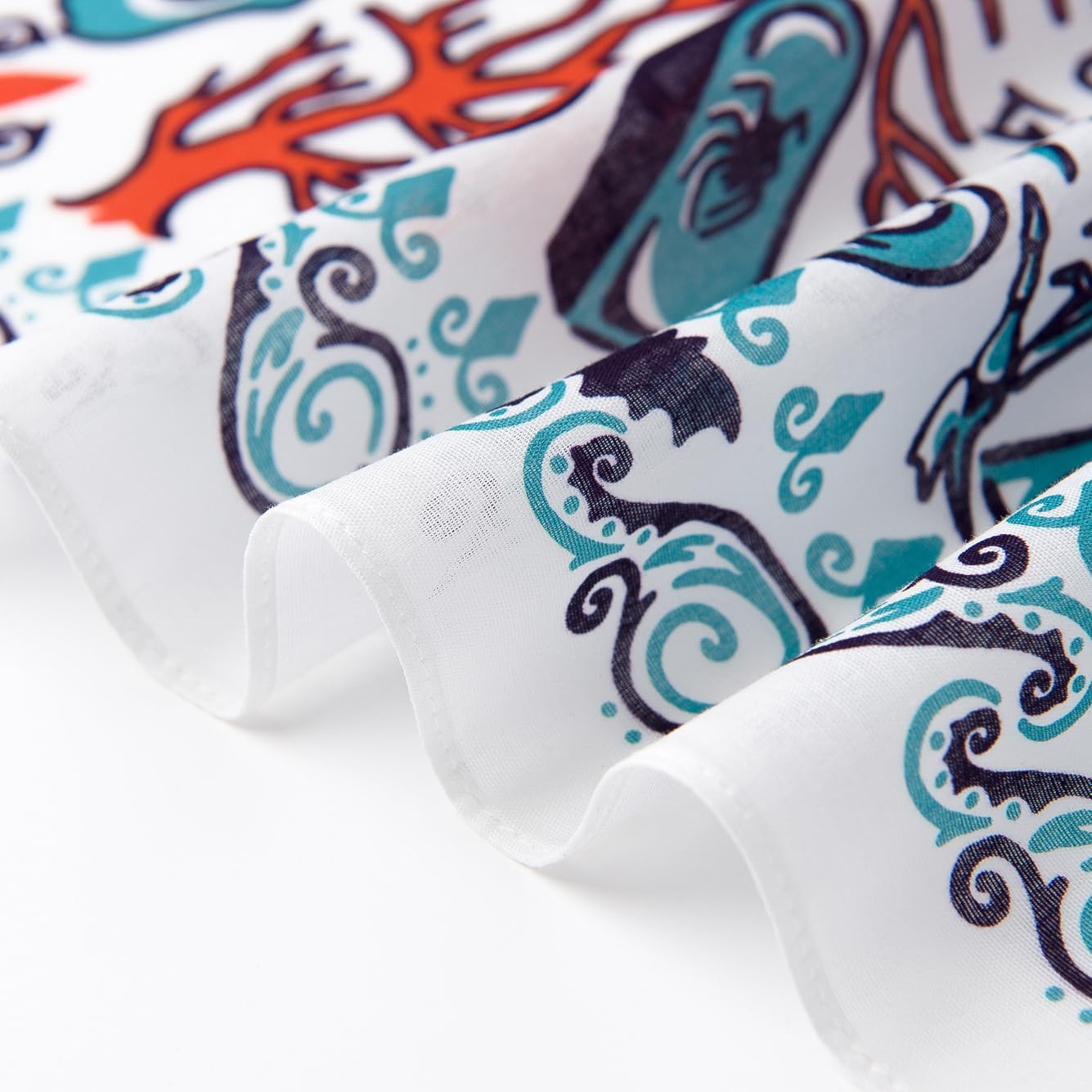 22"x22" Festival Cotton Bandana Multi-Purpose Headbands