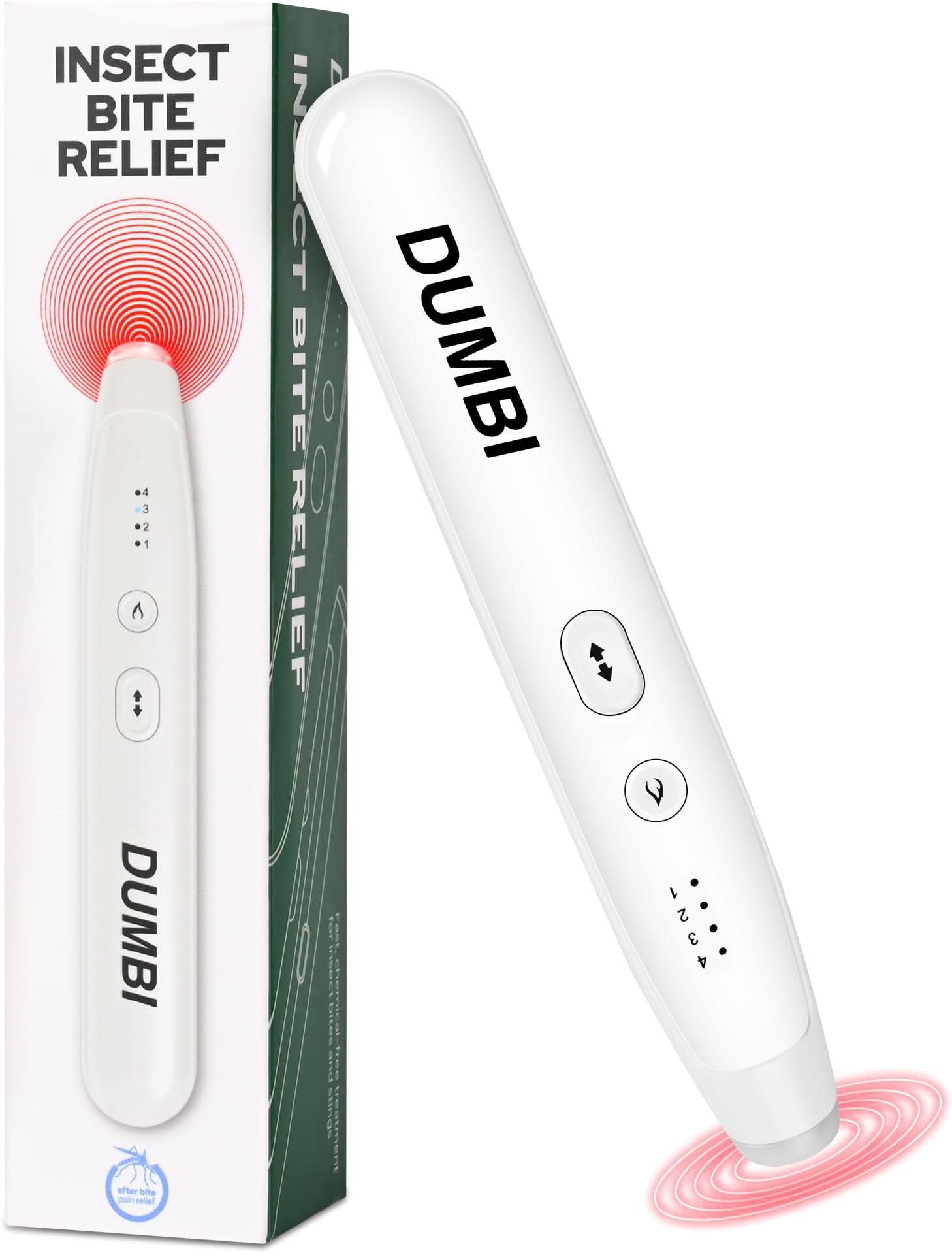 - Insect Bite Relief Pen for Mosquito Bites & Stings - USB Rechargeable Bug Treatment, Fast Itch Relief Device, Chemical-Free & Kid Safe for Travel & Outdoor Use