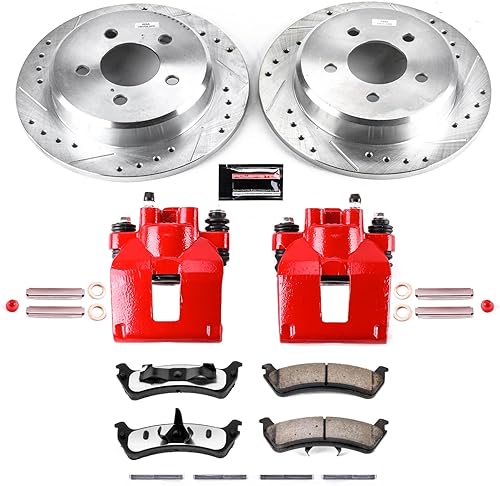 Miniatura 2 de Power Stop KC1858-36 Kit de freno trasero Z36 para camión y remolque con pinzas