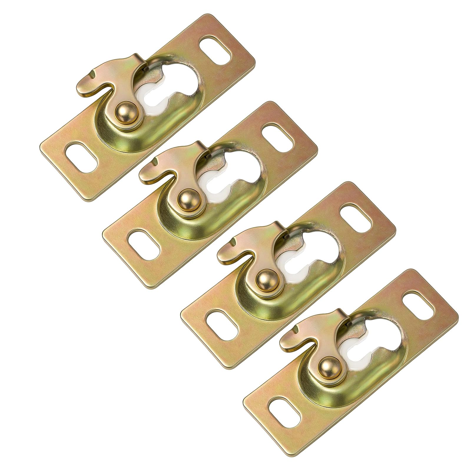 Kalttoy Multicolor General Pocket Door Hanger Plates Set Of 4 Strong Metal Hardware Doors Track Mounting For Smooth Track Installation Door Hardware Hanging Brackets