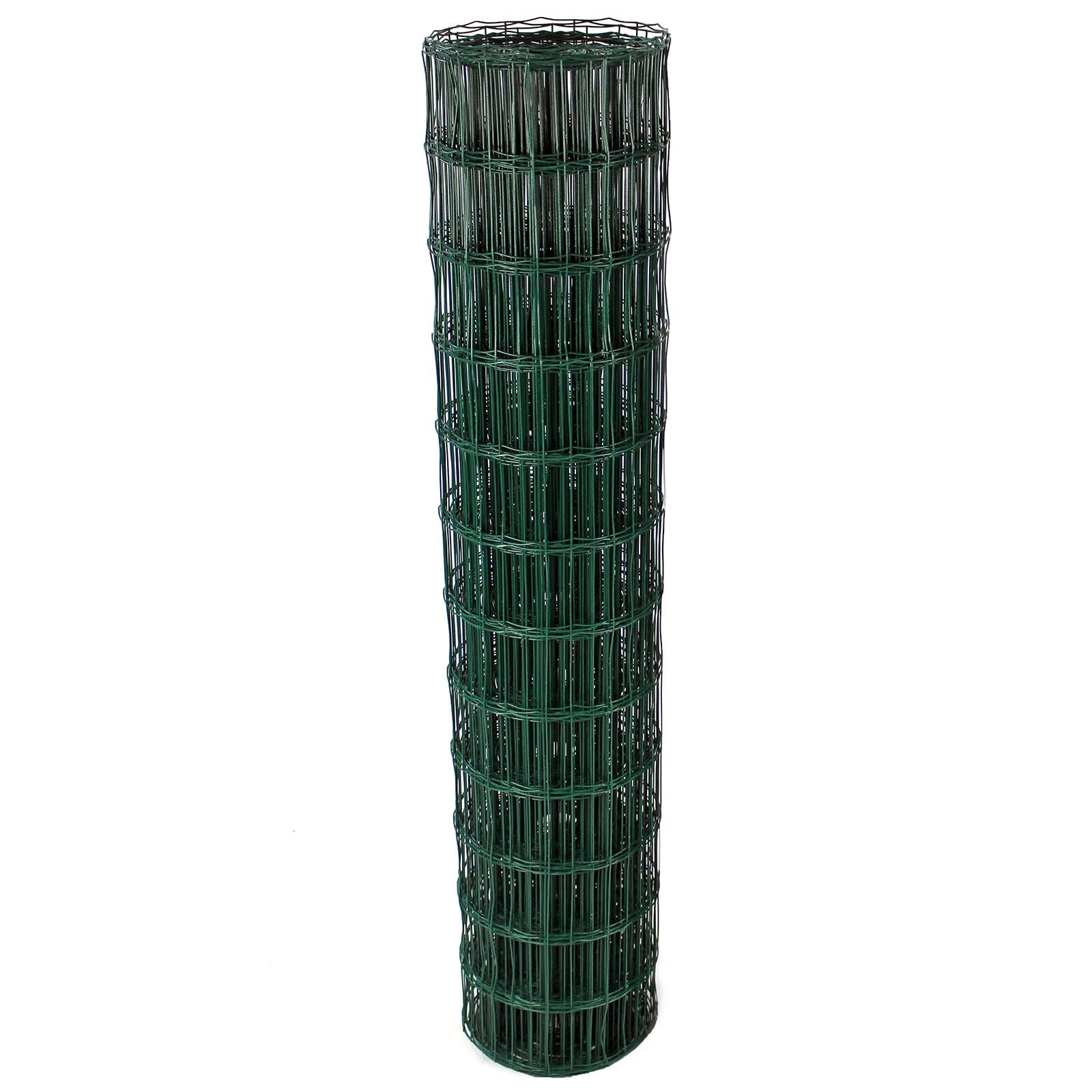 Actiaspet PVC Coated Steel Wire Mesh Fencing 120cm x 25m Garden Galvanised Fence Green