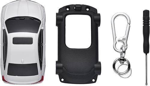 Miniatura 6 de Funda para llavero Honda - Funda compatible con llave remota inteligente Honda Accord Civic CRV Pilot Odyssey Passport Smart Remote Key - Blanco