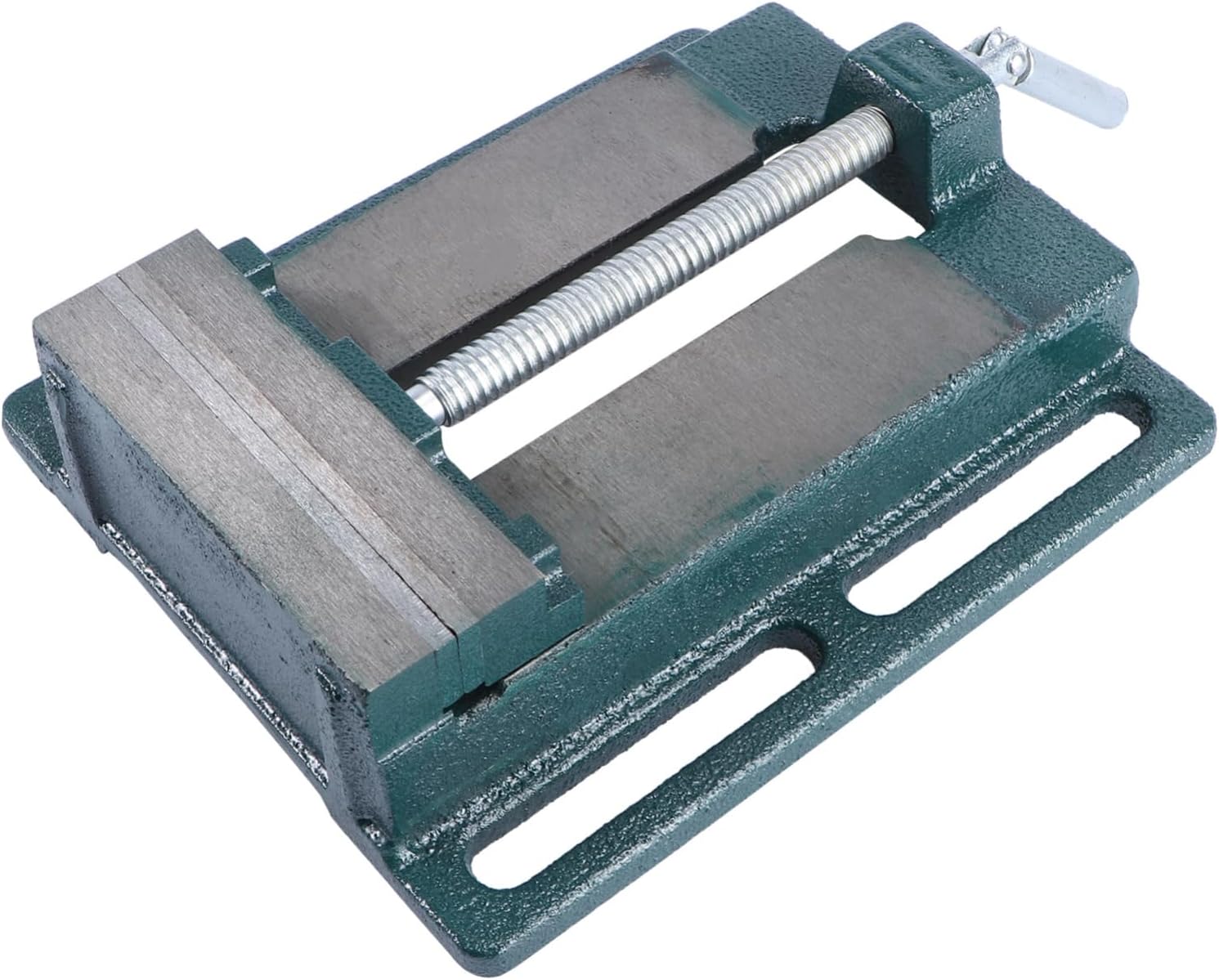 DOITOOL Cast Iron Drill Press Vise Table Vise Efficient Bench Clamp for Woodworking for Milling and Drilling Machines Green