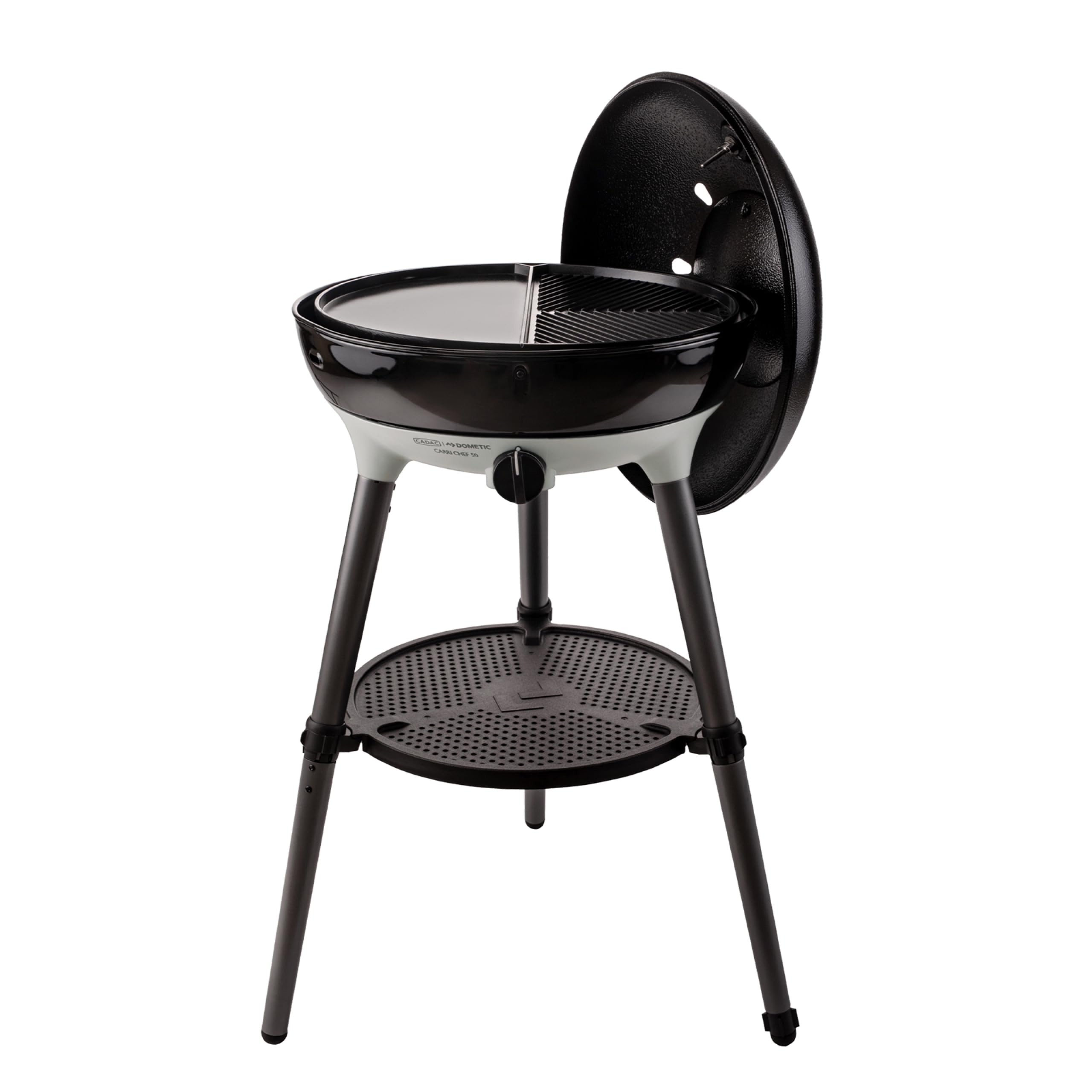 CADAC - Carri Chef 50 BBQ - Barbecues portables - Grill 2 Braai - Allumage automatique - Incl. Housse de protection - Camping - Les incontournables du barbecue - Utilisation en extérieur