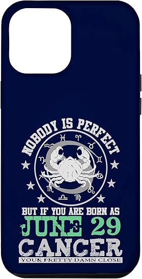 Amazon.com: iPhone 12 Pro Max Cancer Zodiac Sign June 29 ...