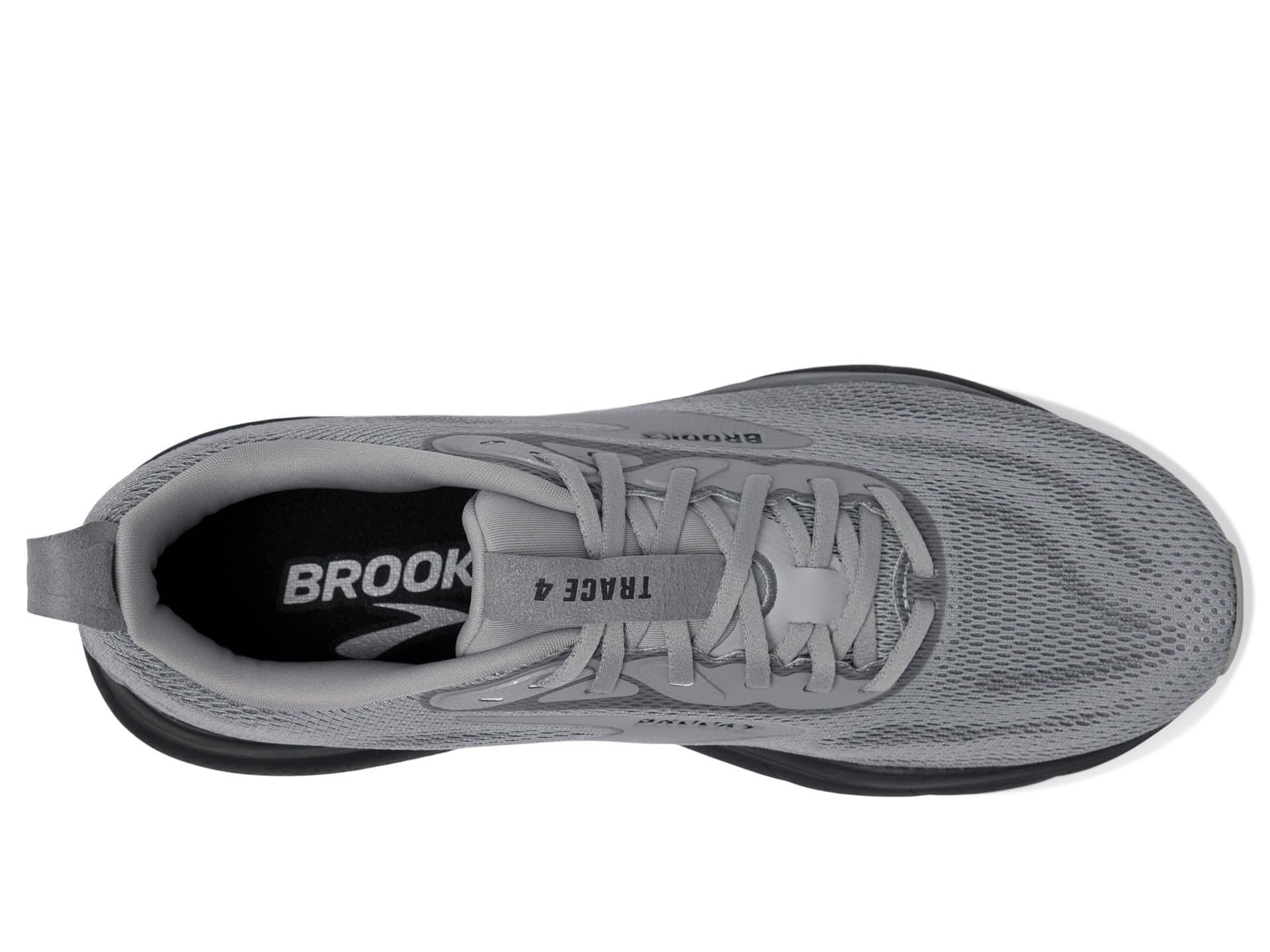 Brooks Men's Trace 4, Grey/Black/Ebony, 11 Medium