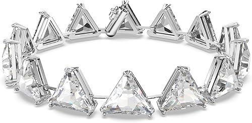 SWAROVSKI Ortyx, pendientes y pulsera colección de joyas de cristal, cristales transparentes, acabado rodio